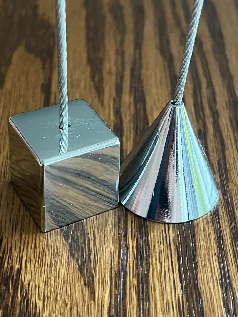 Crate Barrel Set 2 Desktop Mini Note Clip Photo Holders Alligator Clips
